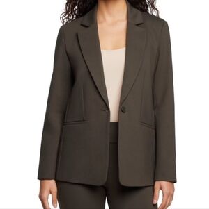 NWT Express Women's Brown Ponte Blazer, Size Medium